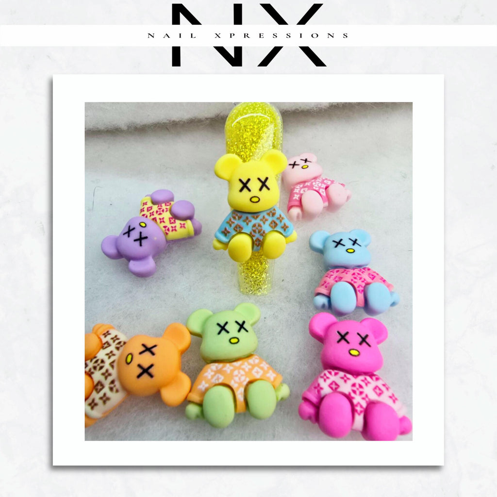 Kawaii Bear Nail Charm