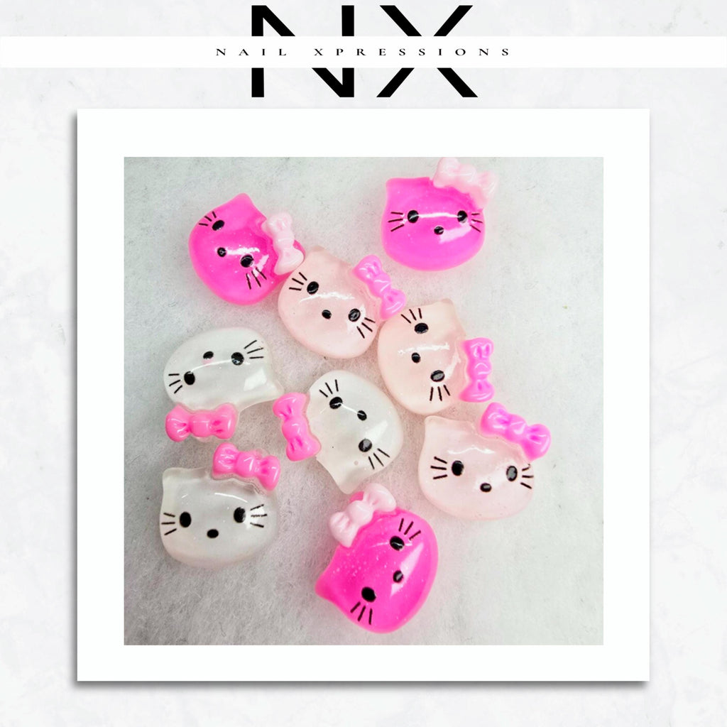 Kawaii Kitty Nail Charm