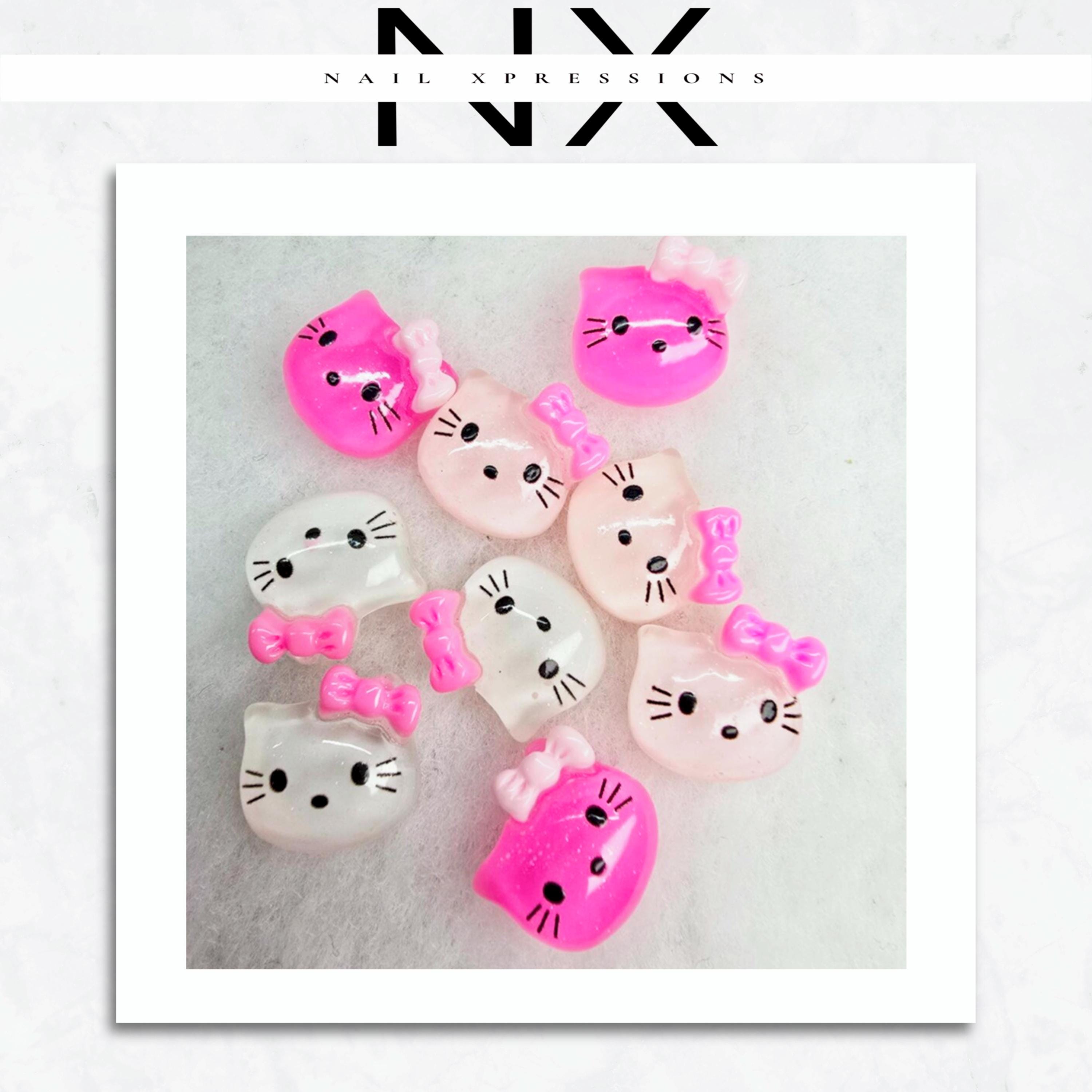 Kawaii Kitty Nail Charm