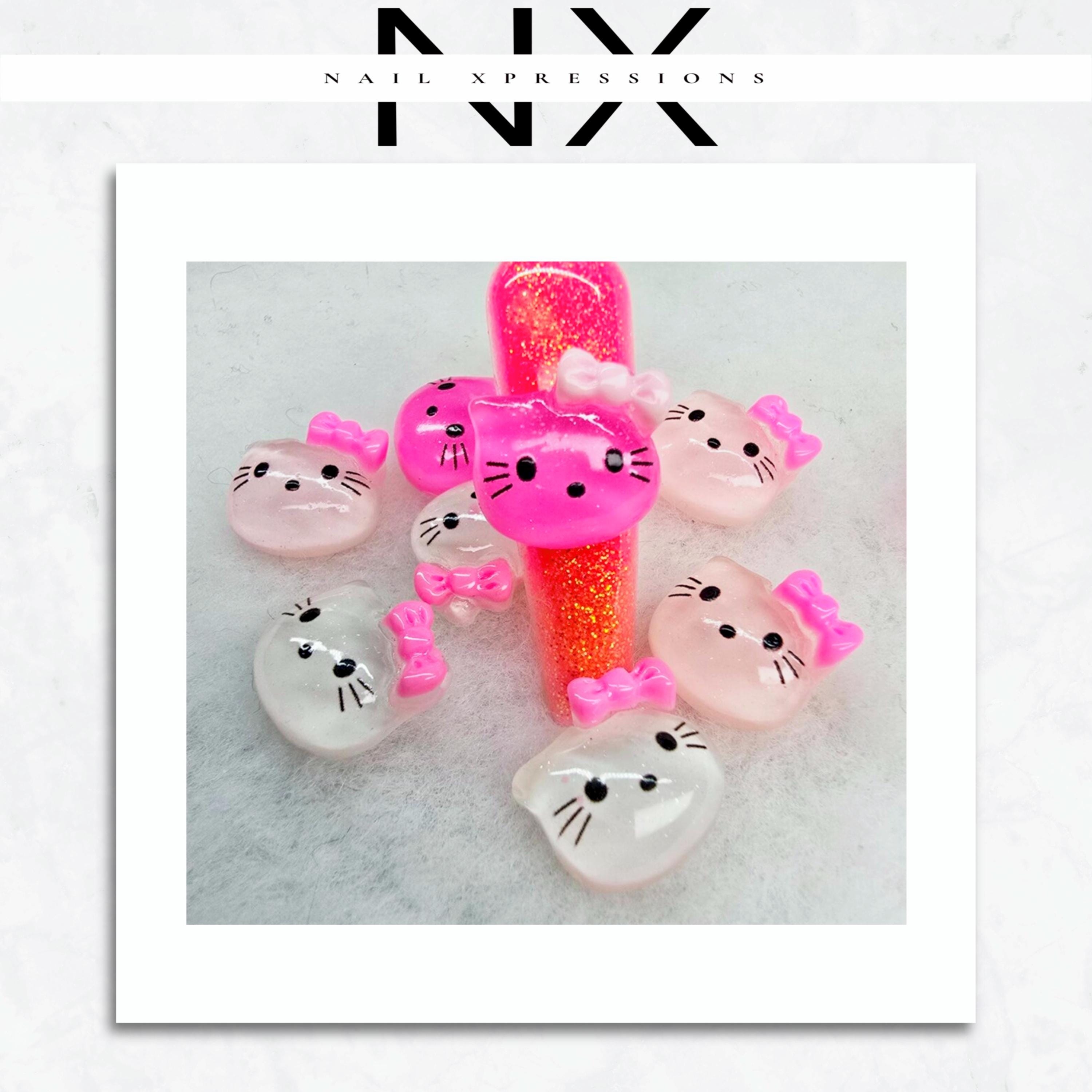 Kawaii Kitty Nail Charm