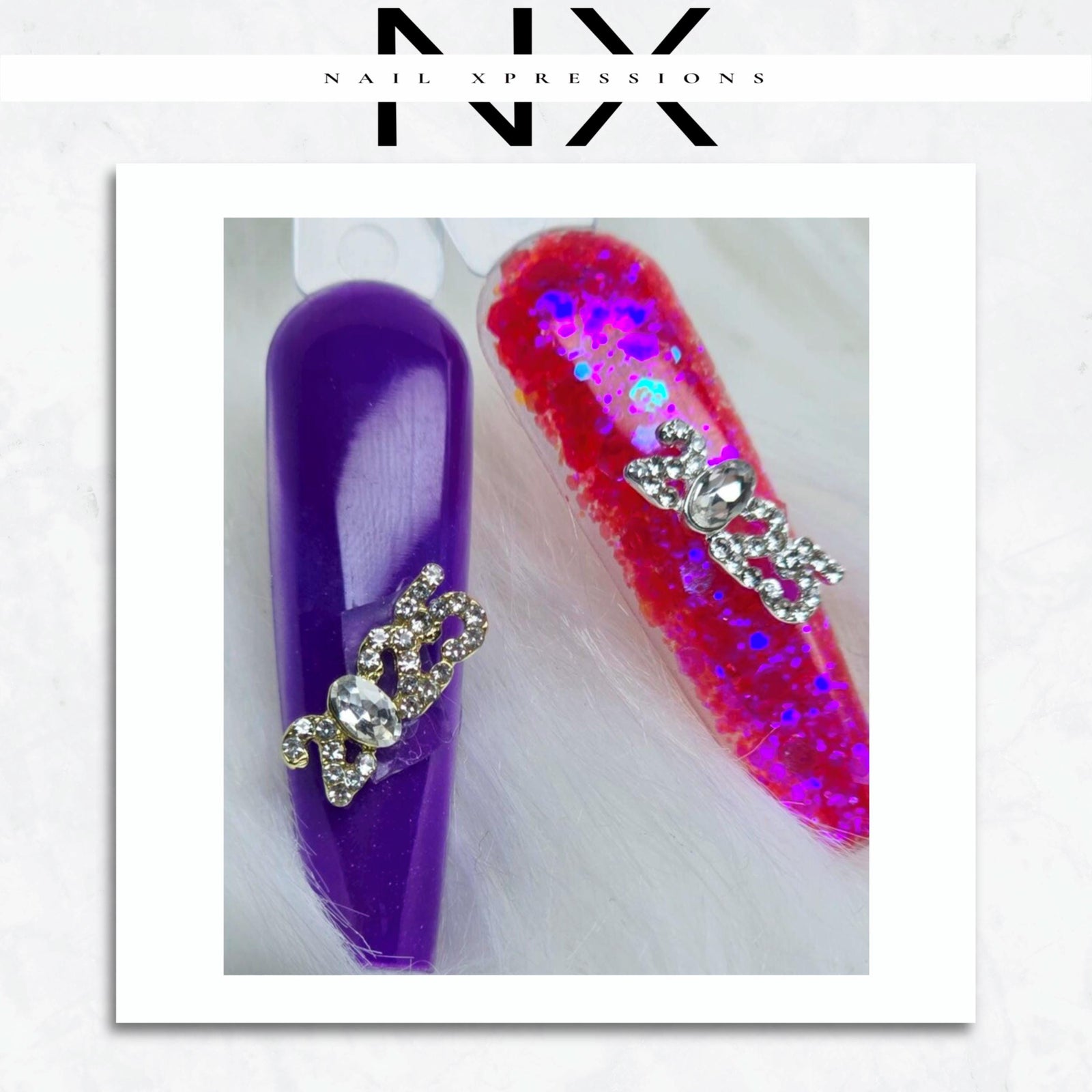 2025 New Year Nail Charm