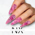 Pink Glitter Hundreds Nail Decals | Nail Art Water Transfer | Nail Wraps