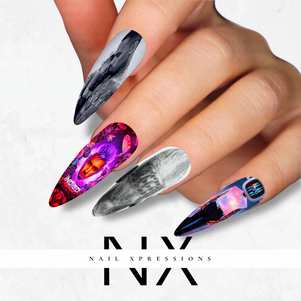 C. Brown Collective Nail Decals | Nail Art Water Transfer | Nail Wraps