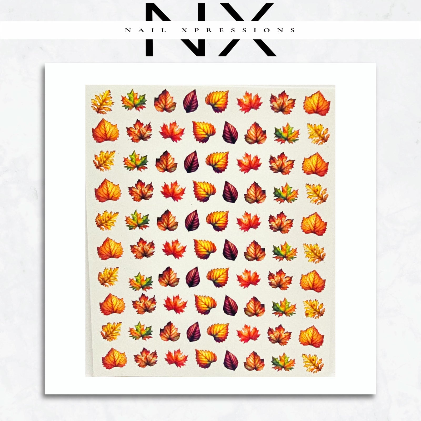 Fall Leaves Nail Art Stickers | Pumpkin Fall Decals | Nail Art Decorations