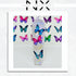 Colorful Butterfly Garden Nail Art Stickers | Water Nail Decals | Clear Nail Stickers