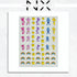 90’s Cartoon Bears Nail Stickers | Water Nail Decals | Nail Art Decoration