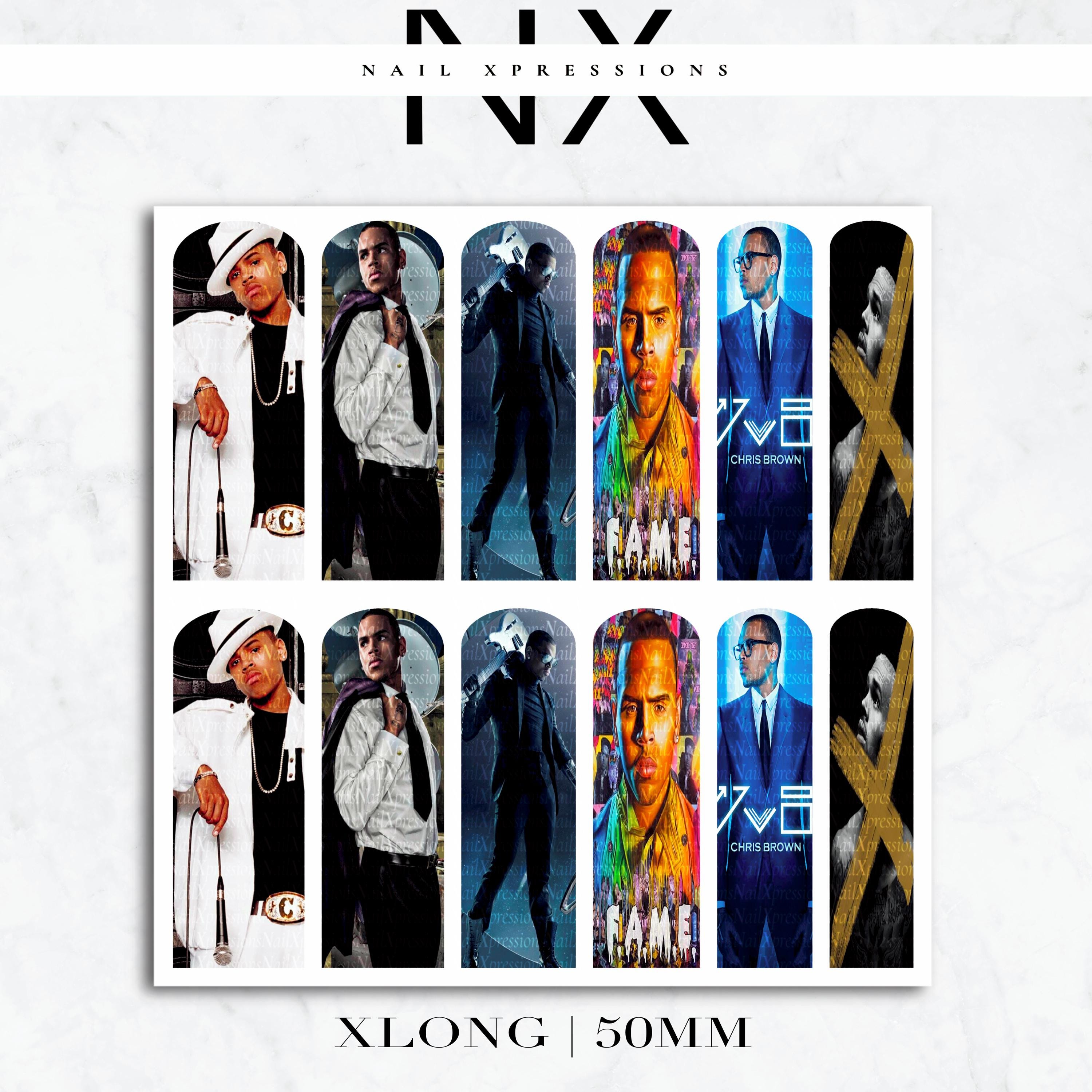 C. Brown Collective Nail Decals | Nail Art Water Transfer | Nail Wraps