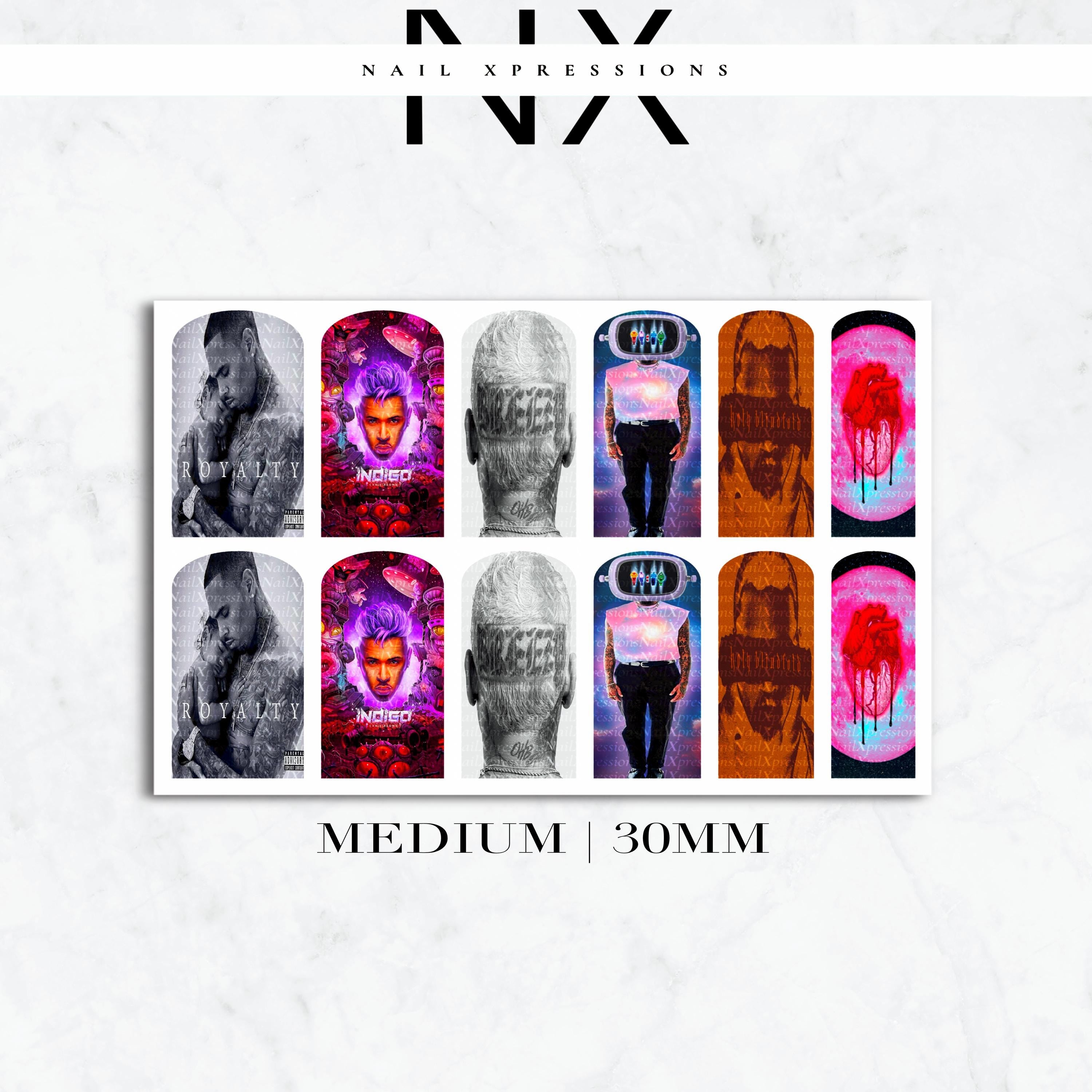 C. Brown Collective Nail Decals | Nail Art Water Transfer | Nail Wraps