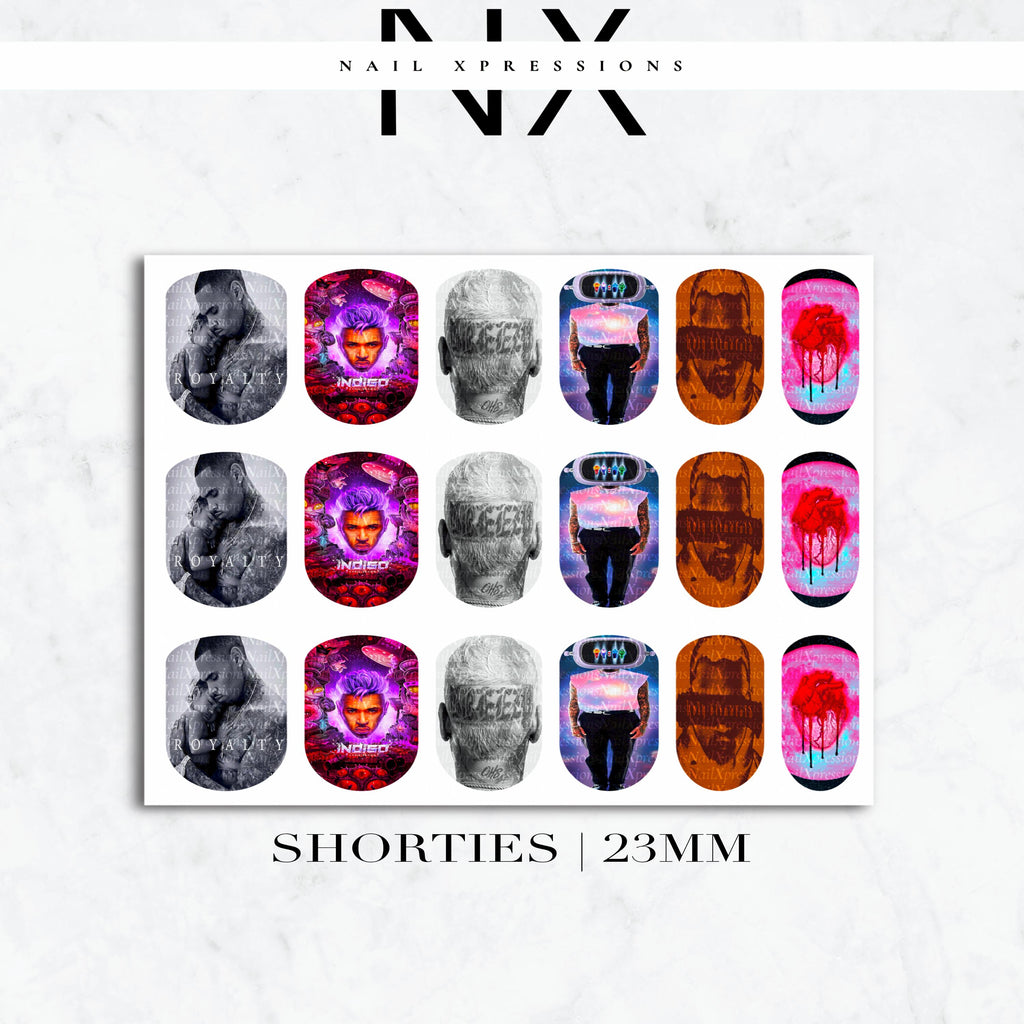 C. Brown Collective Nail Decals | Nail Art Water Transfer | Nail Wraps