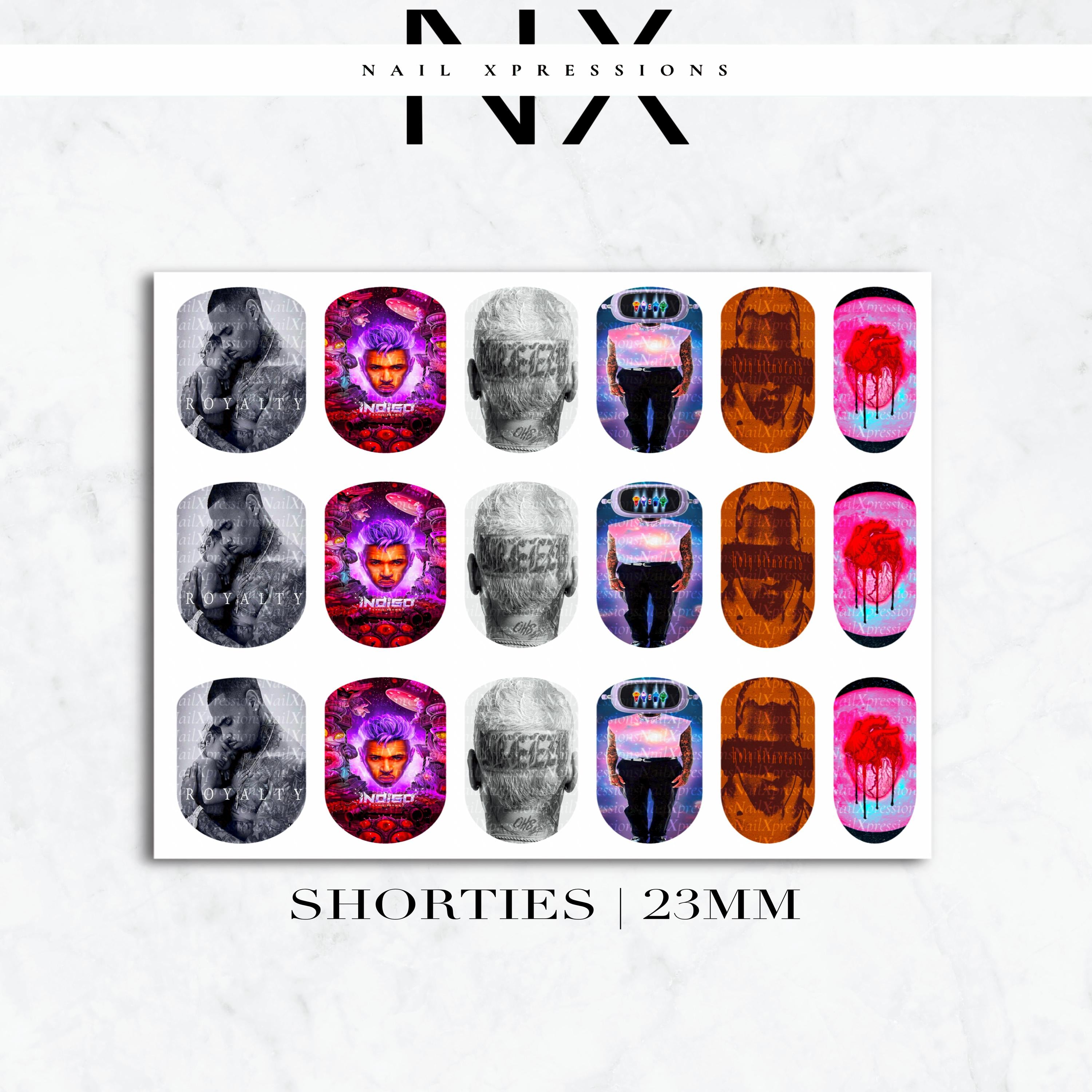 C. Brown Collective Nail Decals | Nail Art Water Transfer | Nail Wraps