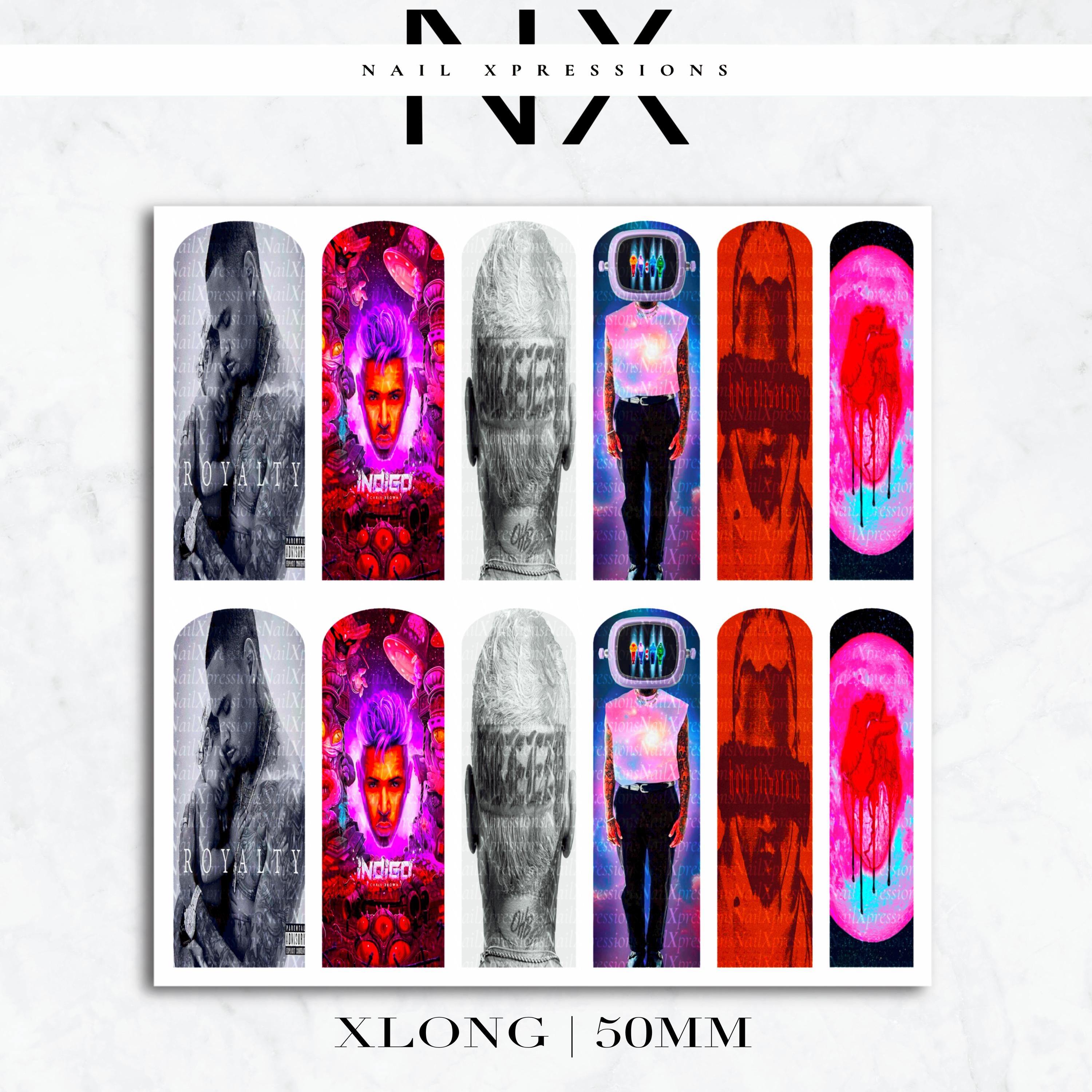 C. Brown Collective Nail Decals | Nail Art Water Transfer | Nail Wraps