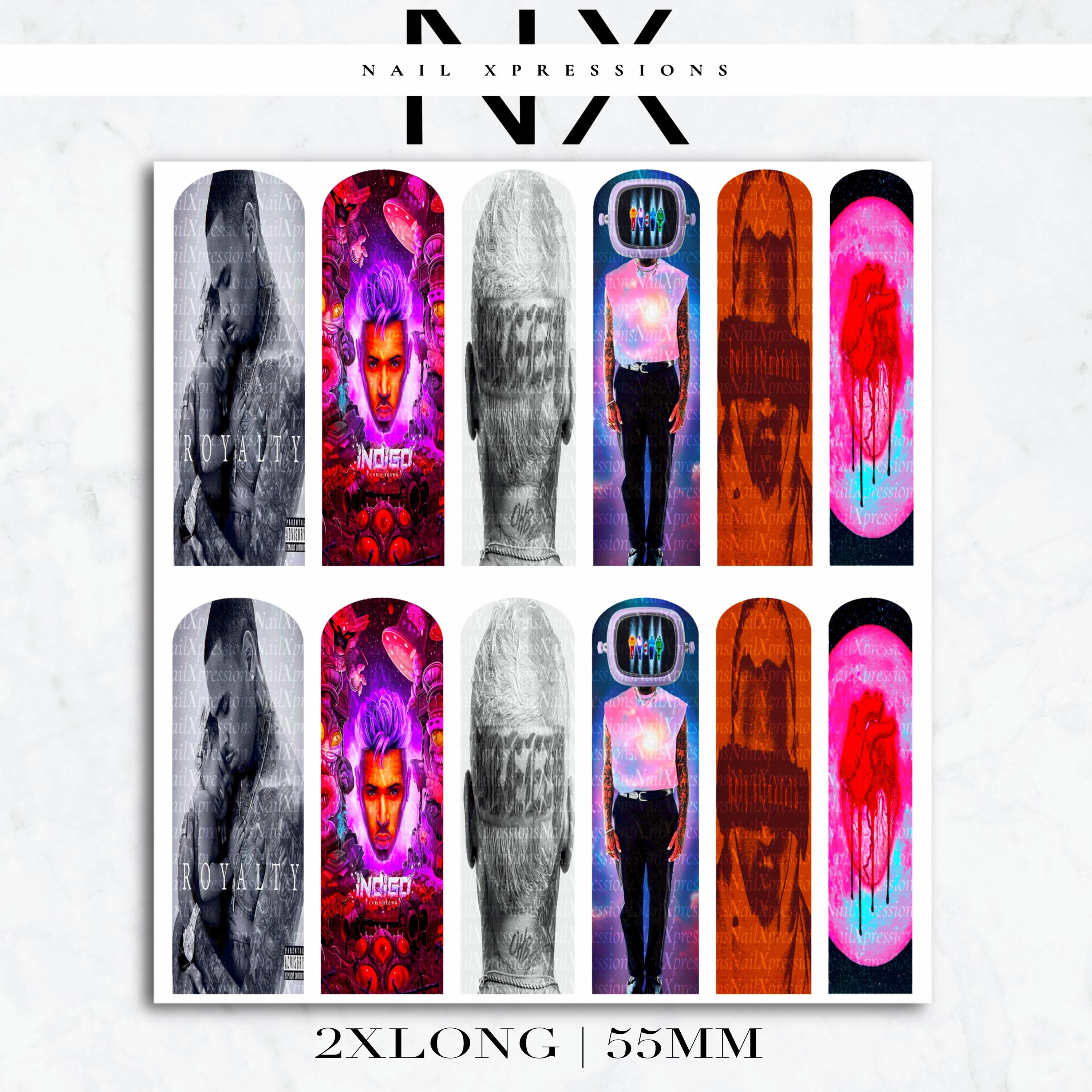 C. Brown Collective Nail Decals | Nail Art Water Transfer | Nail Wraps