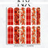 Plaid Fall Leaves and Flower Nail Decals | Nail Art Water Transfer | Nail Wraps