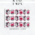 Snow Princess Nail Decals | Nail Art Water Transfer | Nail Wraps