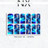 Blue Geode Crystals Nail Decals | Nail Art Water Transfer | Nail Wraps