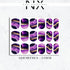 Purple Geode Crystals Nail Decals | Nail Art Water Transfer | Nail Wraps