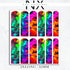 Neon Smoke Nail Decals | Nail Art Water Transfer | Nail Wraps