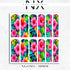 Tropical Flower Nail Decals | Nail Art Water Transfer | Nail Wraps