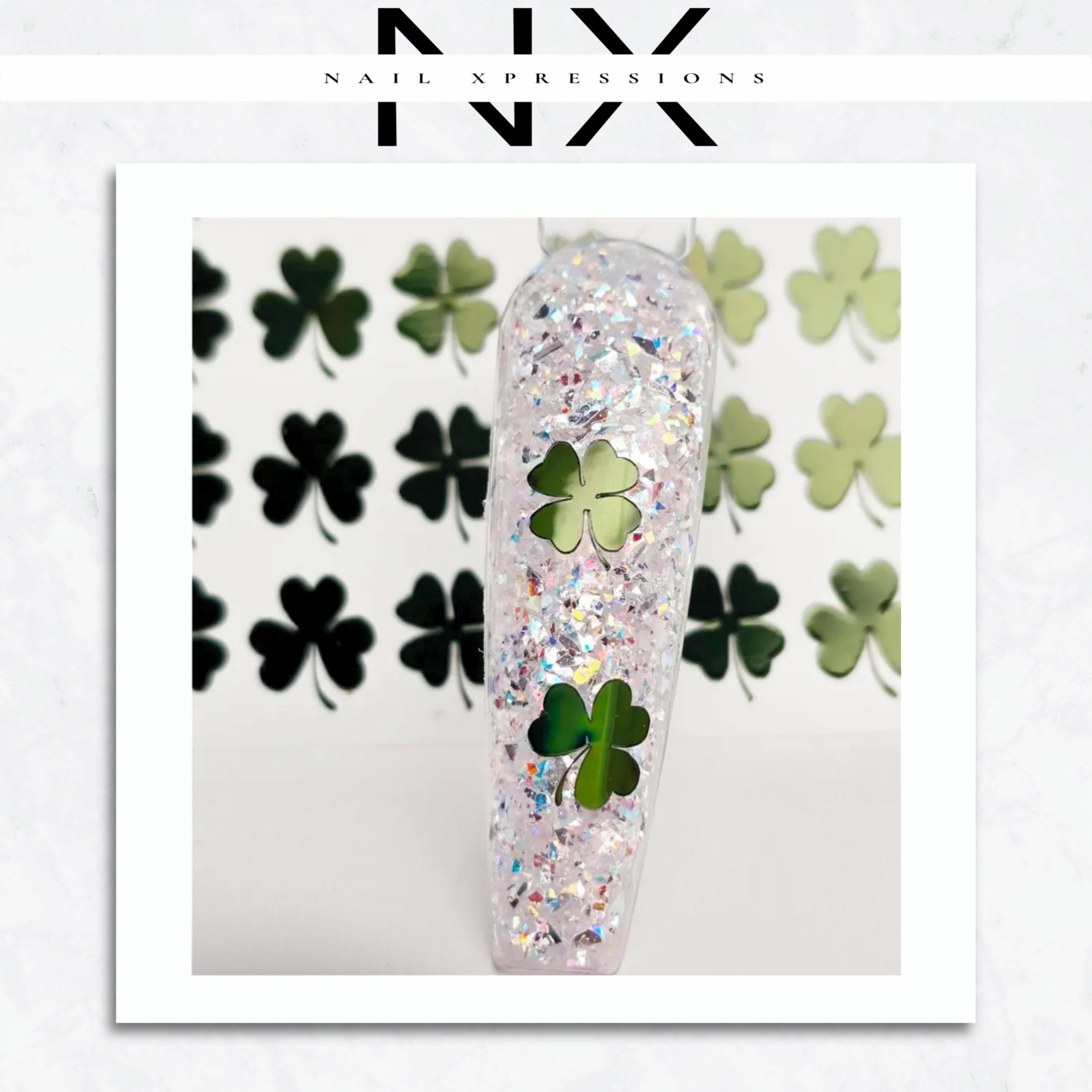 Lucky Clovers Nail Art Stickers | Vinyl Nail Art Stickers