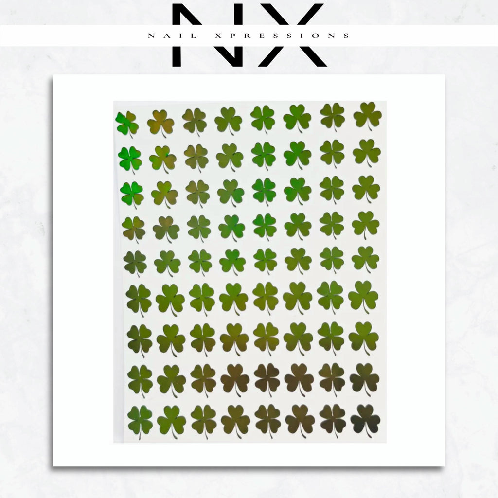 Lucky Clovers Nail Art Stickers | Vinyl Nail Art Stickers