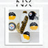 Steelers Football Water Nail Decal