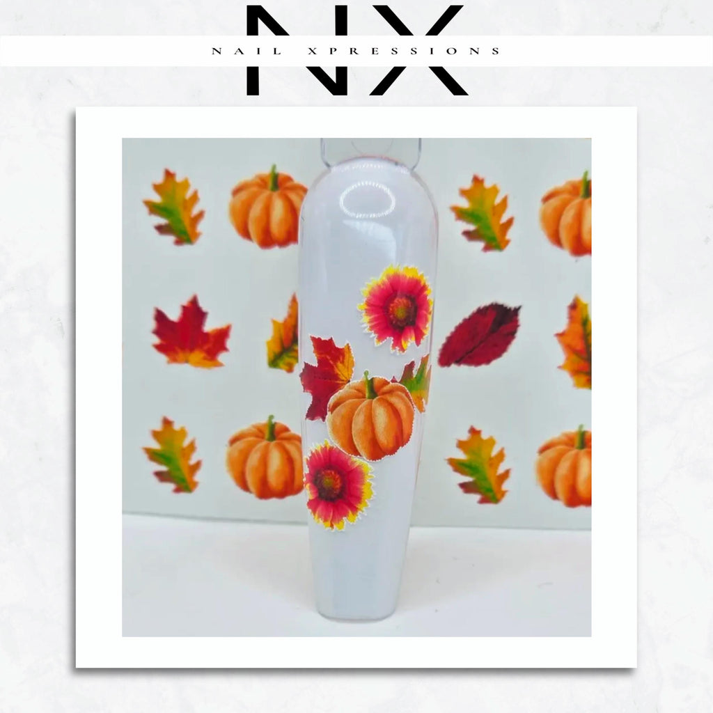 Fall Leaves Nail Sticker