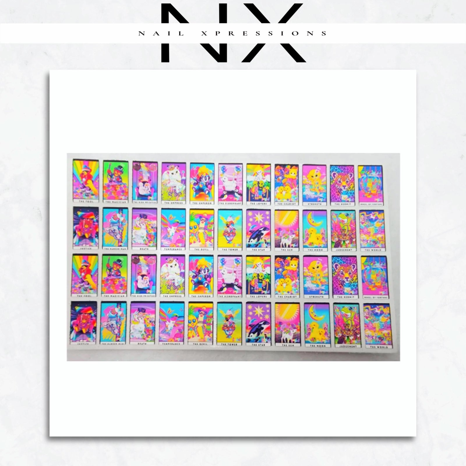 90’s Cartoon LF Nail Sticker