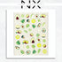 Fruit Embossed Nail Art Sticker | Self Adhesive Nail Art Stickers