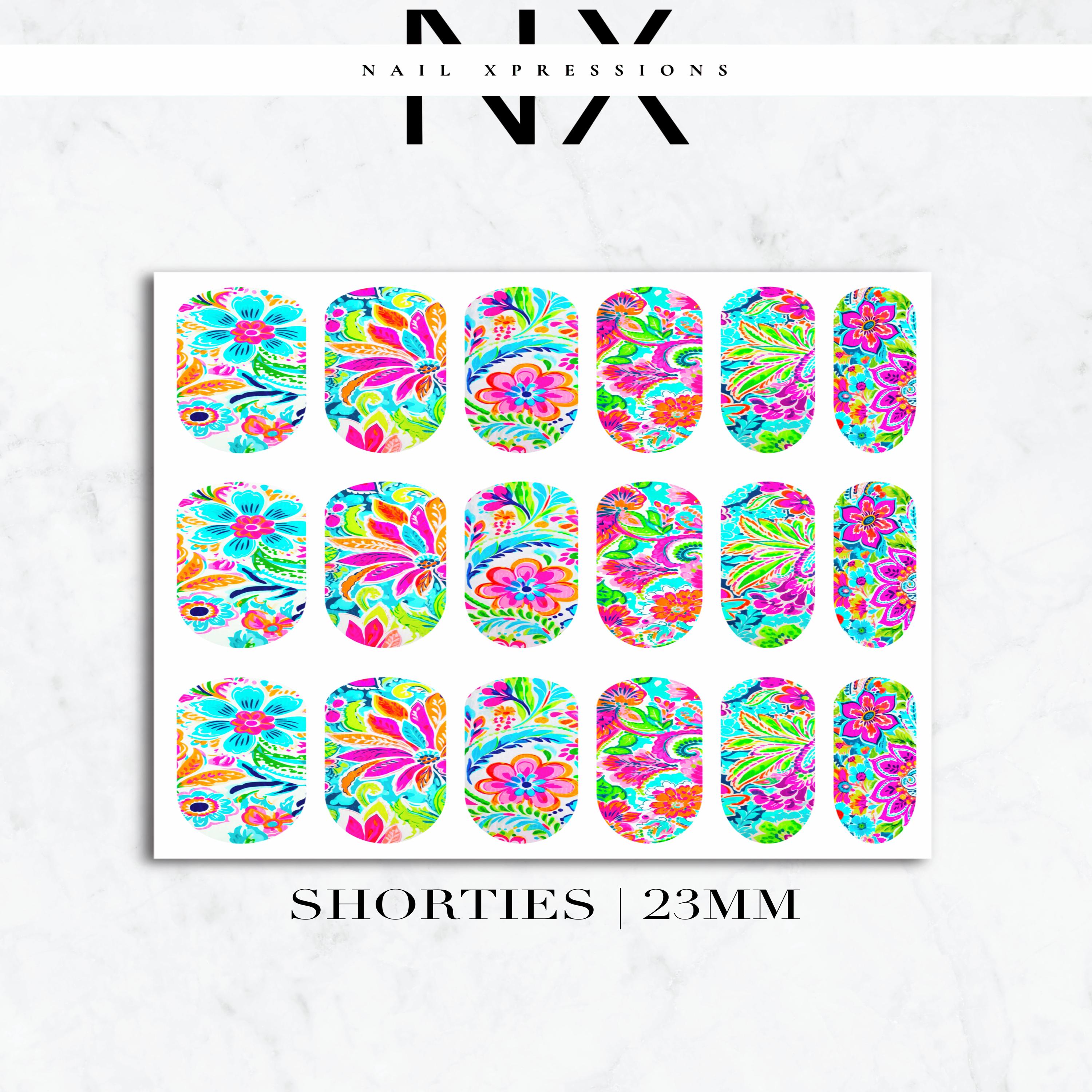 Paisley Bandana Nail Decals | Nail Art Water Transfer | Nail Wraps