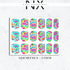 Paisley Bandana Nail Decals | Nail Art Water Transfer | Nail Wraps