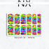 Rainbow 90's vibes Nail Decals | Nail Art Water Transfer | Nail Wraps