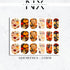 Fall Vibe Nail Decals | Nail Art Water Transfer | Nail Wraps