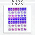 Poker Feeling Lucky Foiled Nail Sticker