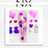 Gender Reveal Foiled Nail Sticker