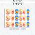 Cartoon Bear Nail Decals | Nail Art Water Transfer | Nail Wraps