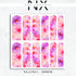 Pastel Watercolor Flower Nail Decals | Nail Art Water Transfer | Nail Wraps