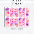 Pastel Watercolor Flower Nail Decals | Nail Art Water Transfer | Nail Wraps