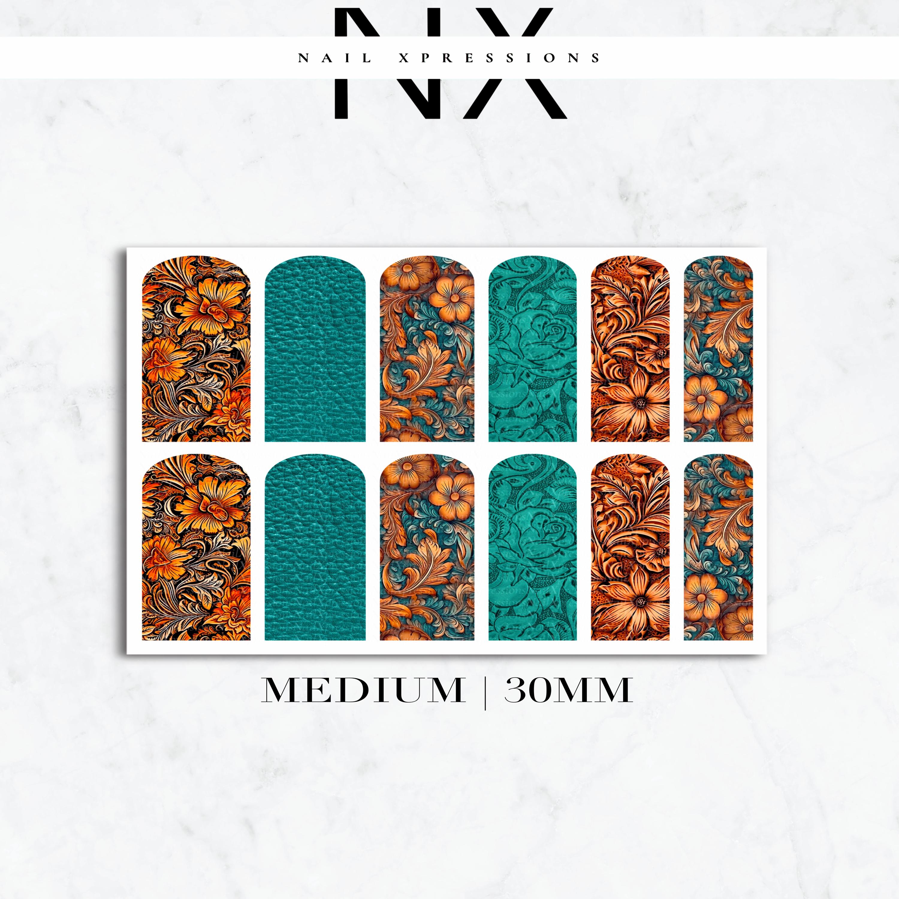 Country Texture Nail Decals | Nail Art Water Transfer | Nail Wraps