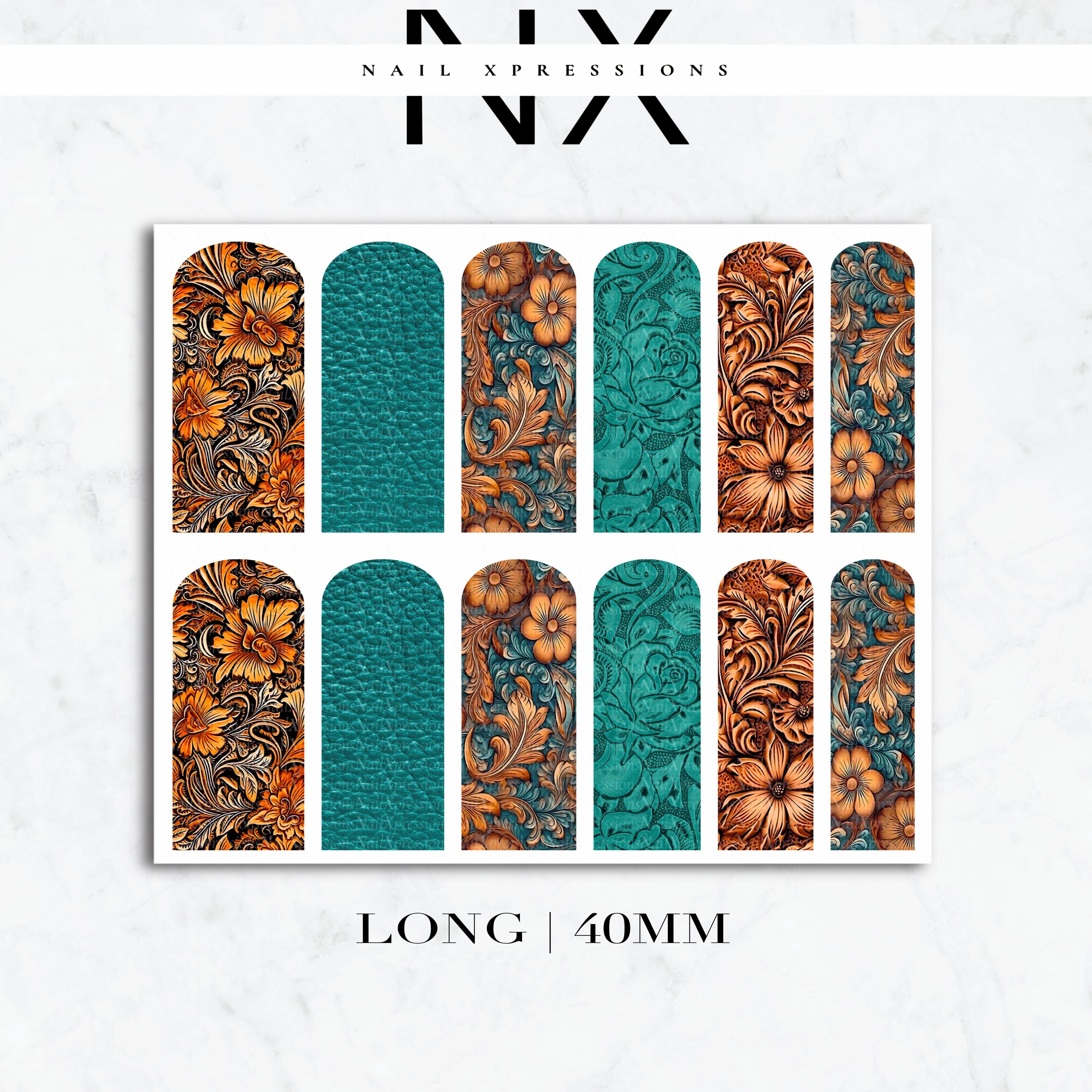 Country Texture Nail Decals | Nail Art Water Transfer | Nail Wraps