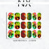 Rasta Vibe Nail Decals | Nail Art Water Transfer | Nail Wraps