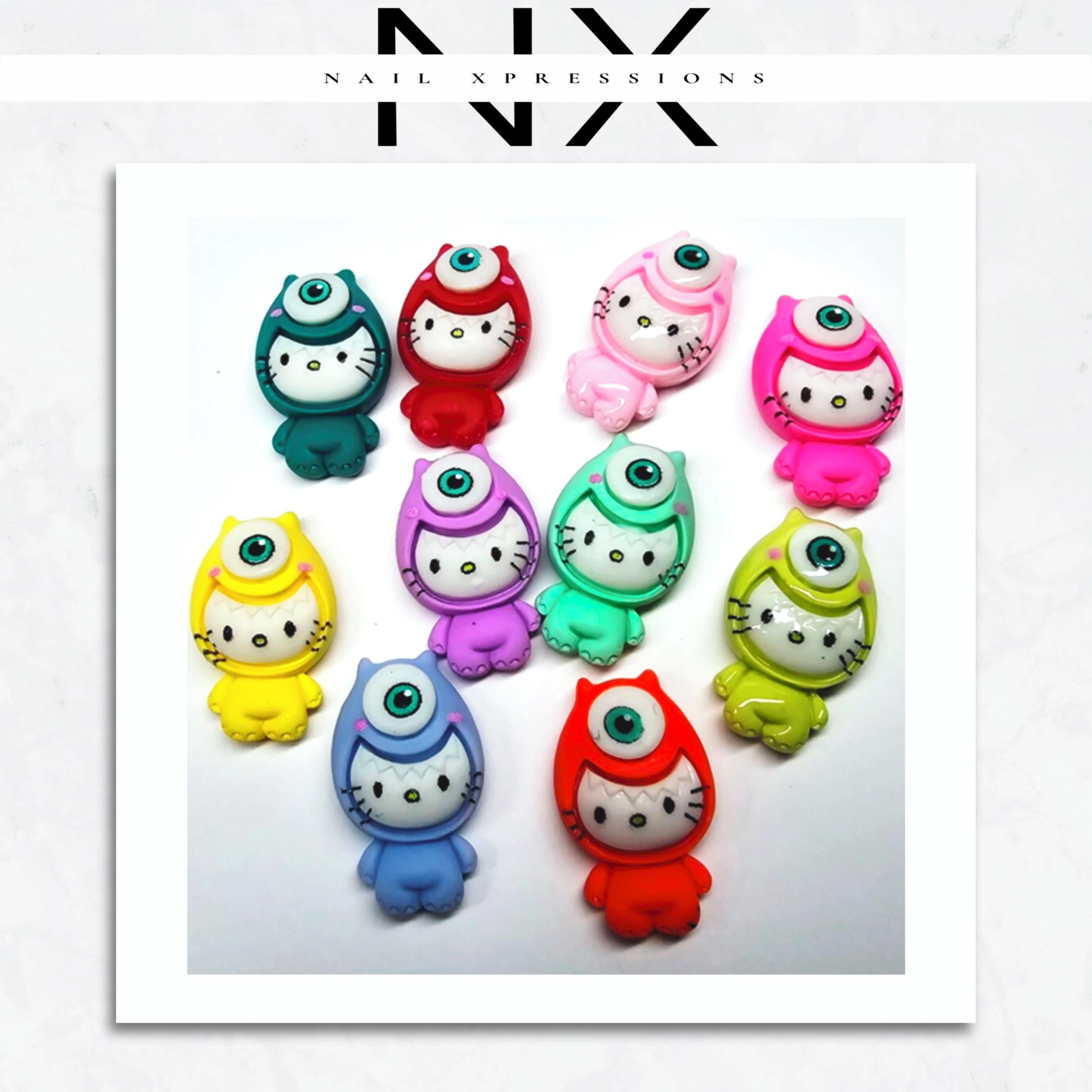 Monster Kitty Kawaii Nail Charm
