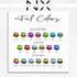 Flames Foiled Water Nail Decal