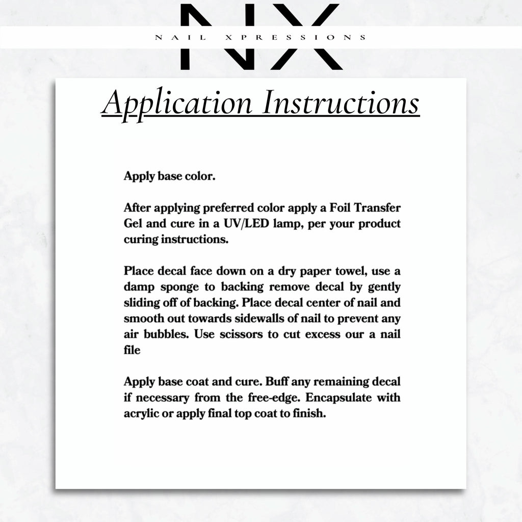 Money Bags Foiled Water Nail Decal