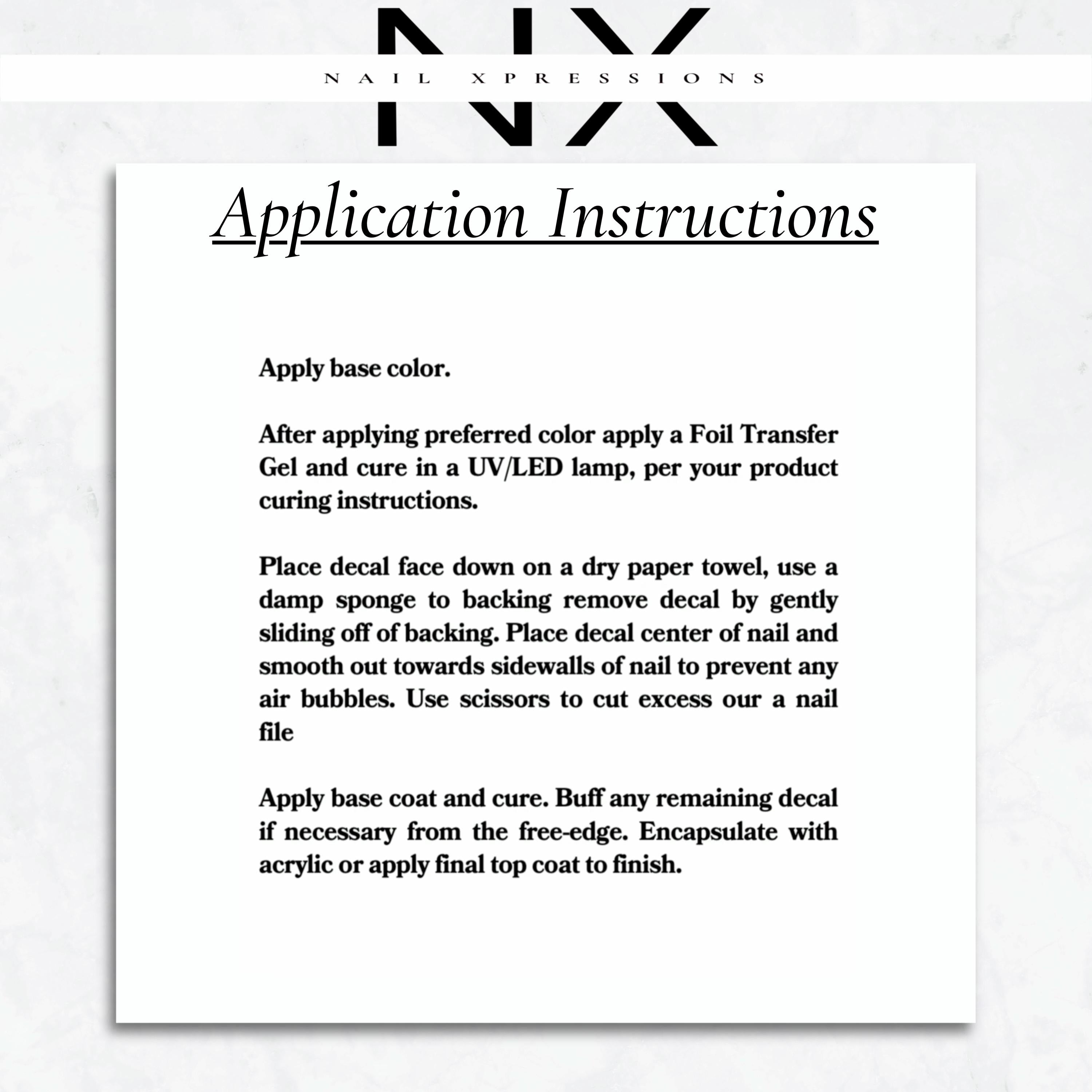 Money Bags Foiled Water Nail Decal