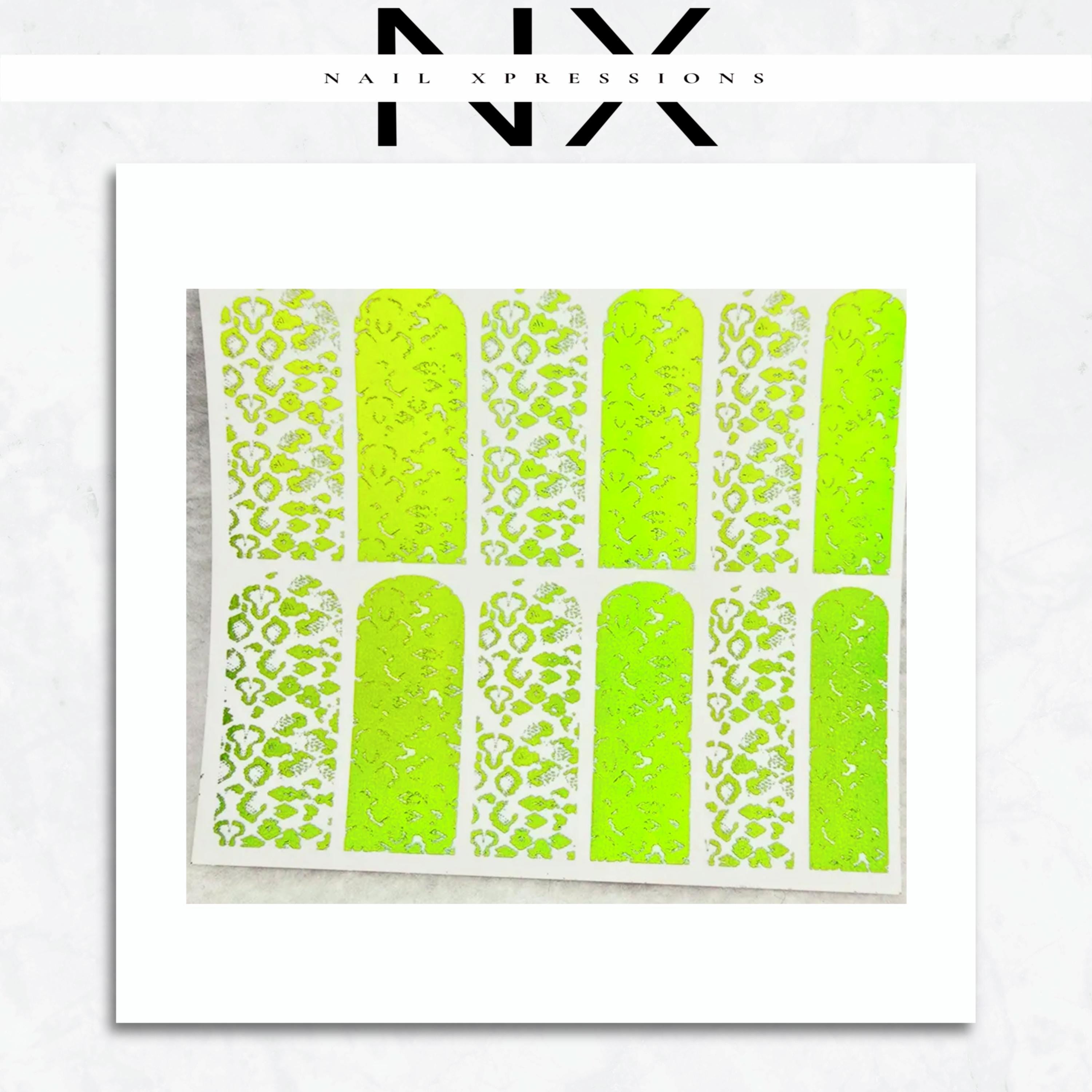 Snake Print Foiled Nail Decals | Nail Art Water Transfer | Nail Wraps