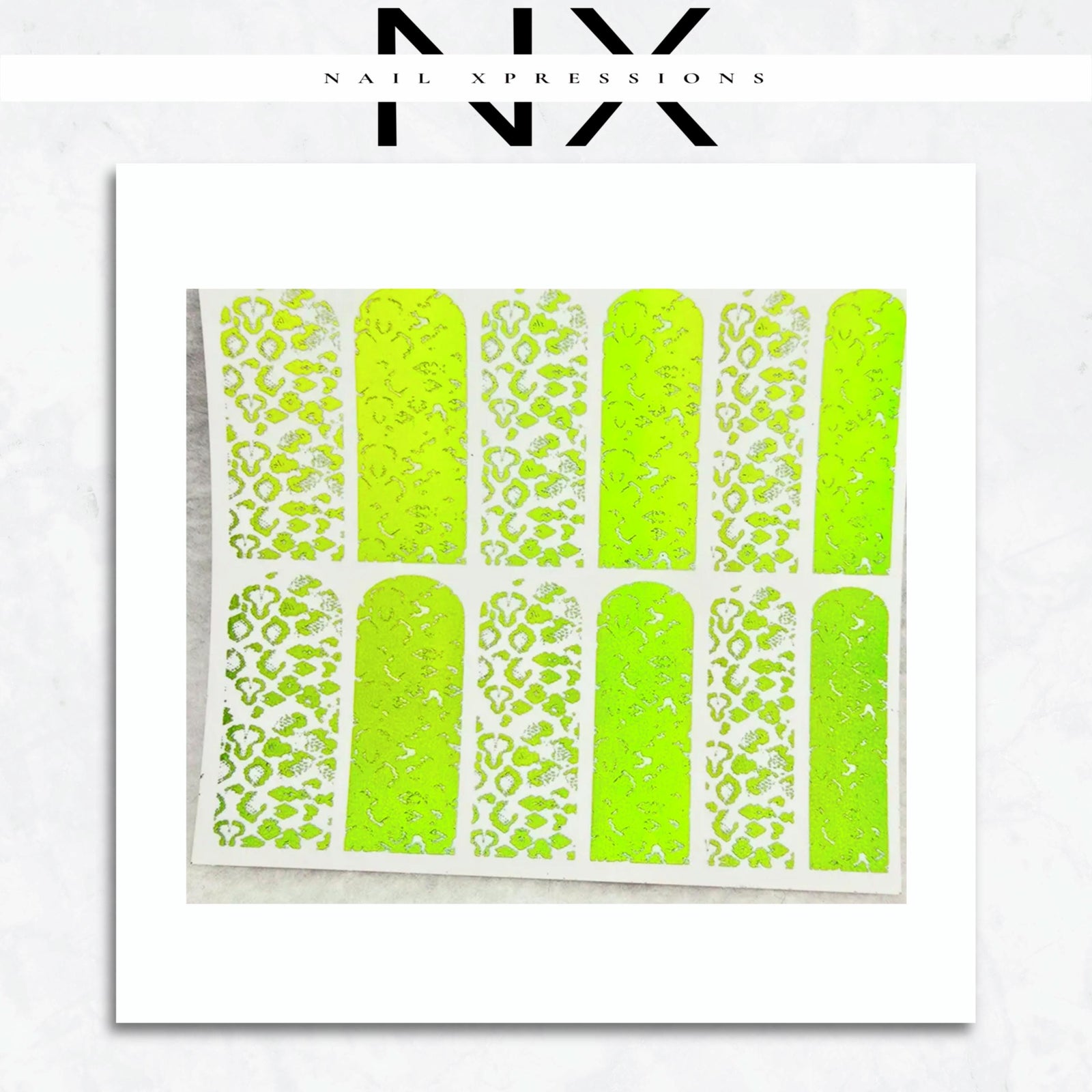 Snake Print Foiled Nail Decals | Nail Art Water Transfer | Nail Wraps