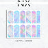 Snowflakes Nail Decals | Nail Art Water Transfer | Nail Wraps