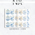 Chinoiserie Bird Nail Decals | Nail Art Water Transfer | Nail Wraps