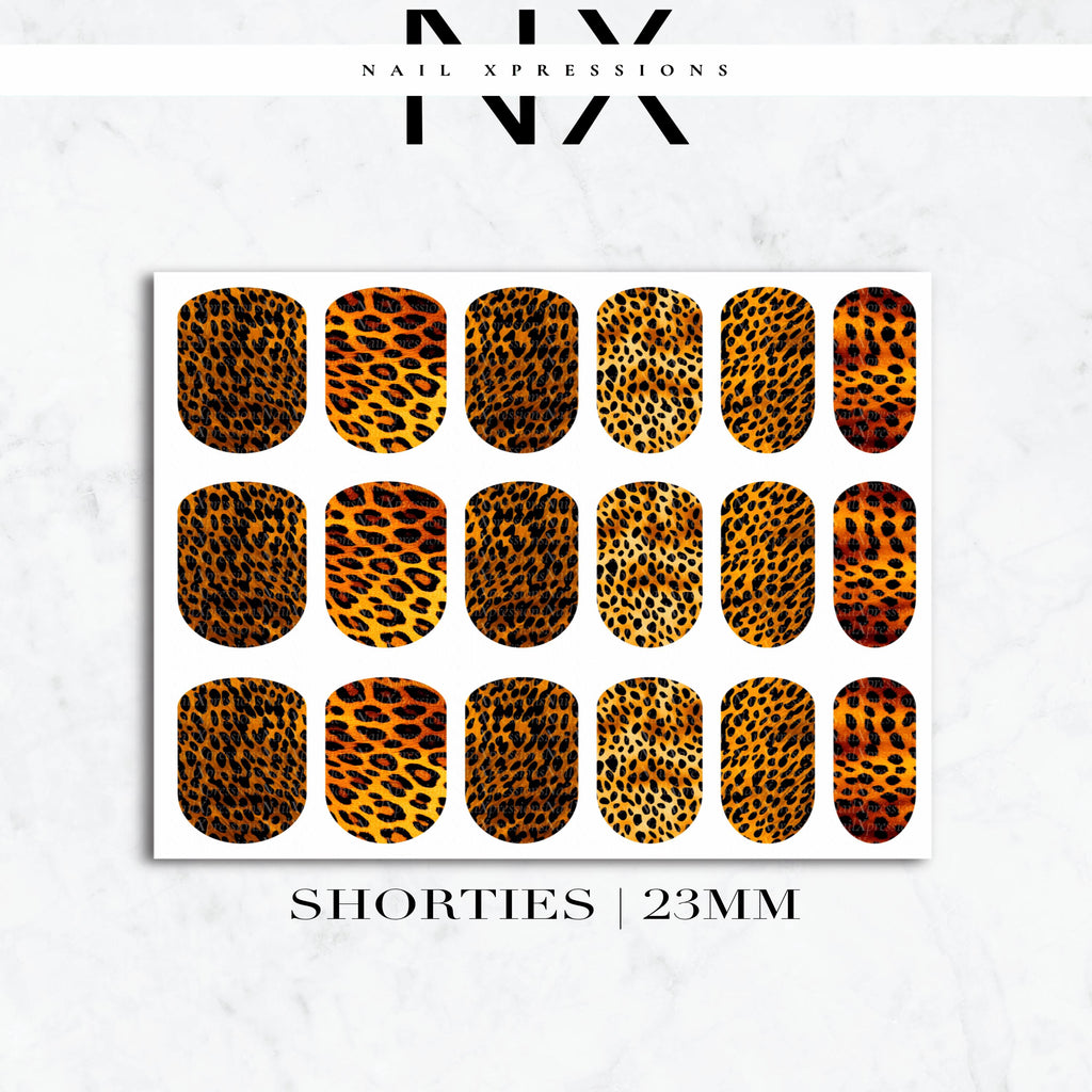 Cheetah Print Nail Decals | Nail Art Water Transfer | Nail Wraps