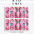 Stained Glass Cherry Blossom Nail Decals | Nail Art Water Transfer | Nail Wraps